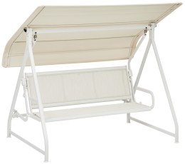 KETTLER PARADISO hlin&iacute;kov&aacute; houpačka - matn&aacute; b&iacute;l&aacute;/b&eacute;žov&aacute;