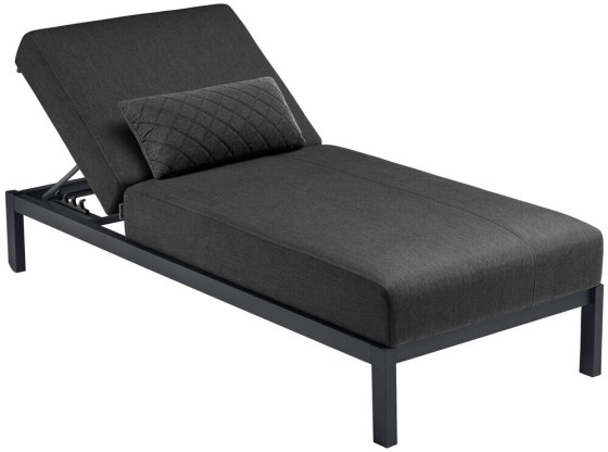 KETTLER PURE MAX hlin&iacute;kov&eacute; leh&aacute;tko - antracit / sunbrella&reg; antracit