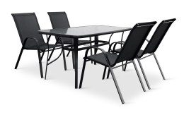 N&aacute;bytek Texim Zahradn&iacute; set n&aacute;bytku PORTO 140cm + 4x židle RAMADA