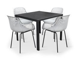 N&aacute;bytek Texim Elegantn&iacute; zahradn&iacute; set - Viking M + 4x křeslo GABY &scaron;ed&eacute;