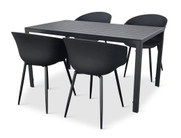 N&aacute;bytek Texim Modern&iacute; zahradn&iacute; n&aacute;bytek - Viking L + 4x židle RIKKE