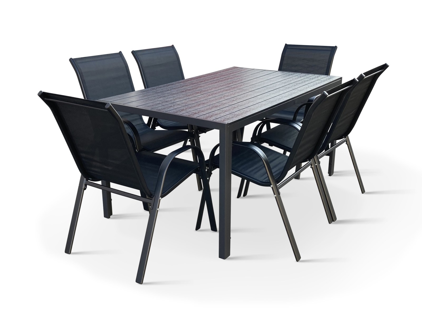 N&aacute;bytek Texim Zahradn&iacute; j&iacute;deln&iacute; set VIKING L + 6x židle RAMADA