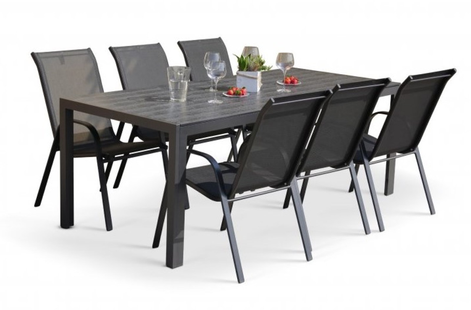 Nábytek Texim Zahradní jídelní set VIKING XL 190cm + 6x židle RAMADA
