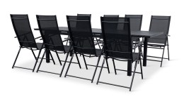 N&aacute;bytek Texim J&iacute;deln&iacute; set GRANDE LUNGO + 8x židle Pia polohovac&iacute;
