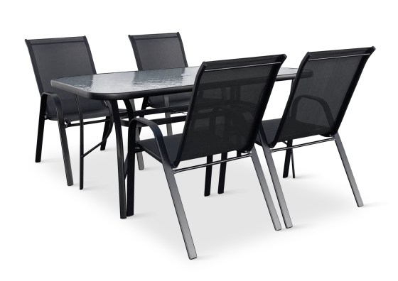 N&aacute;bytek Texim Zahradn&iacute; set n&aacute;bytku PORTO 150cm + 4x židle RAMADA