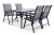 N&aacute;bytek Texim Zahradn&iacute; set PORTO 150cm + 4x židle SOLANO skl&aacute;dac&iacute;