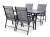 N&aacute;bytek Texim Zahradn&iacute; set PORTO 150cm + 4x židle SOLANO skl&aacute;dac&iacute;