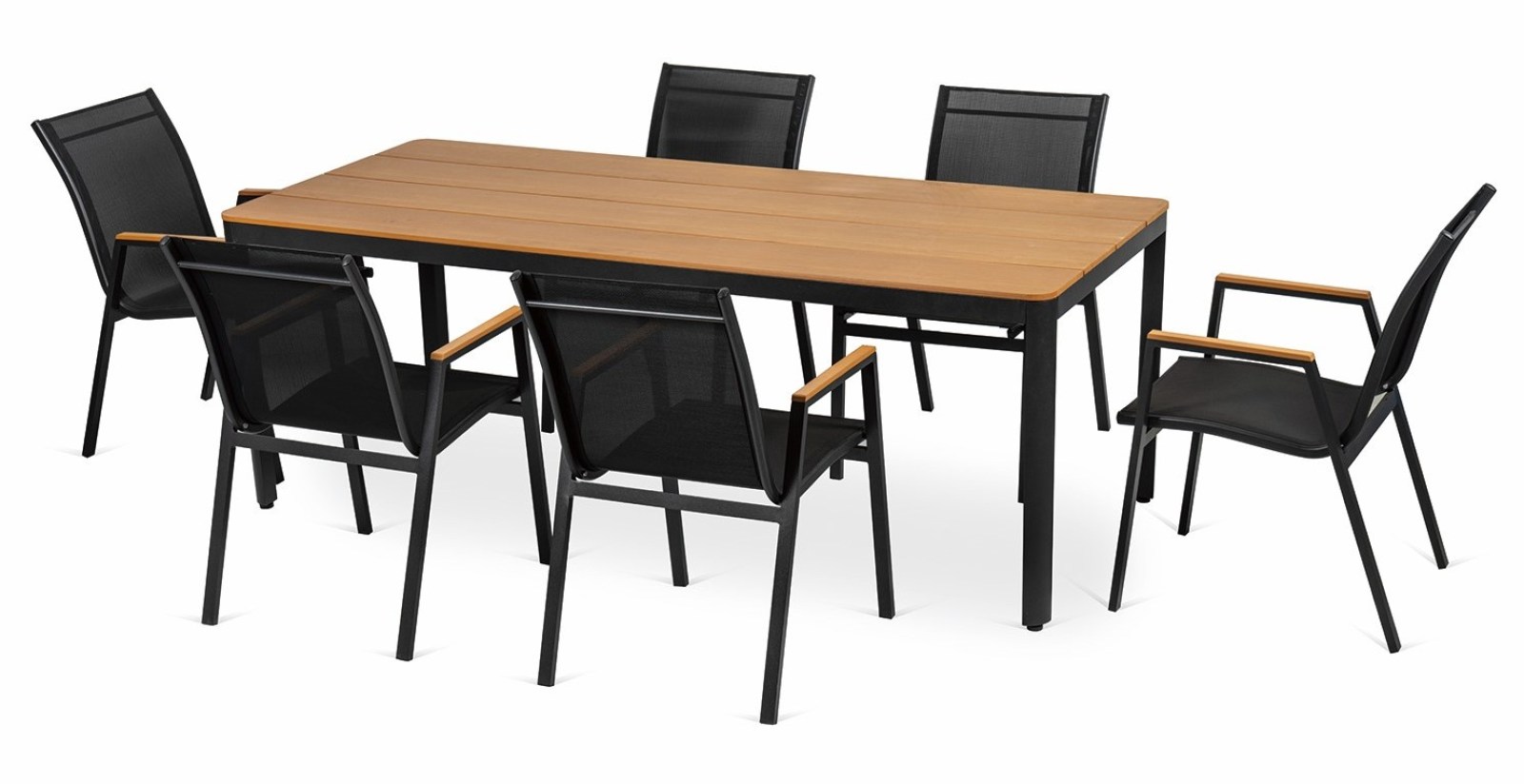 Nábytek Texim Zahradní jídelní sestava MILANO + 6x židle Oslo