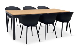 N&aacute;bytek Texim Zahradn&iacute; j&iacute;deln&iacute; sestava MILANO + 6x židle RIKKE