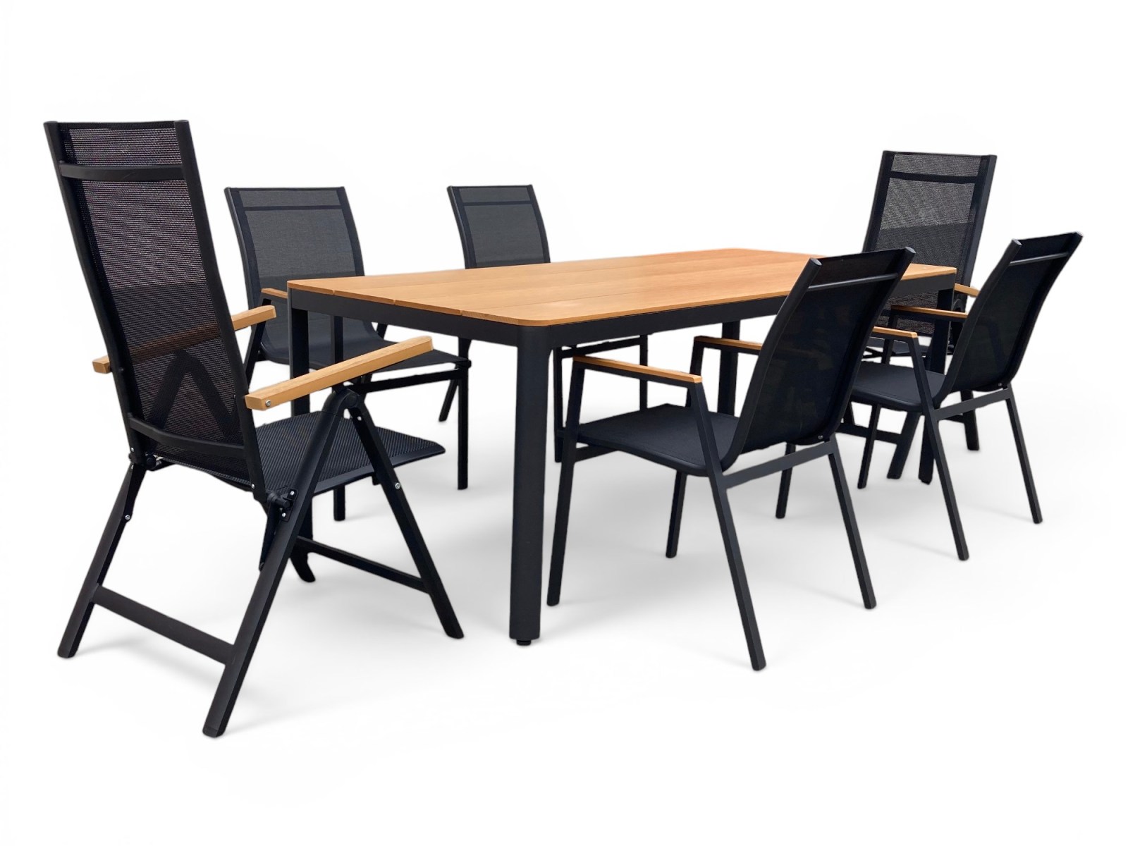 Nábytek Texim Zahradní set MILANO + 4x židle Oslo + 2x křeslo Mona
