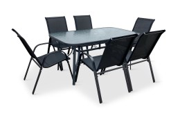 N&aacute;bytek Texim Zahradn&iacute; j&iacute;deln&iacute; set Klaudie + 6x židle RAMADA