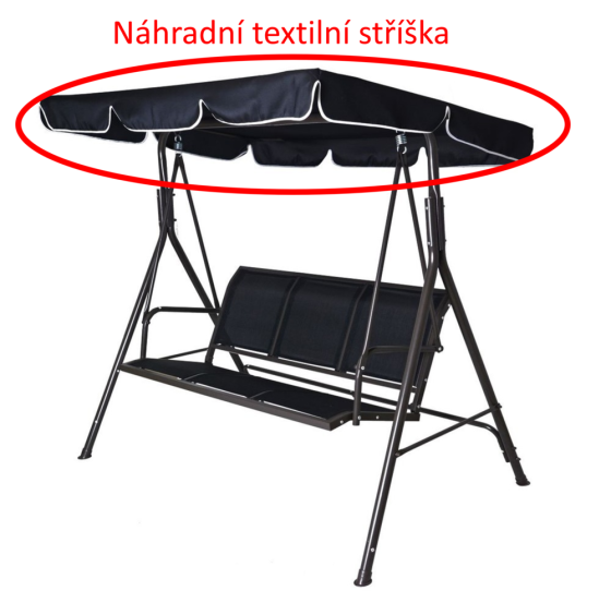 stř&iacute;&scaron;ka k houp. CONFORT čern&aacute;