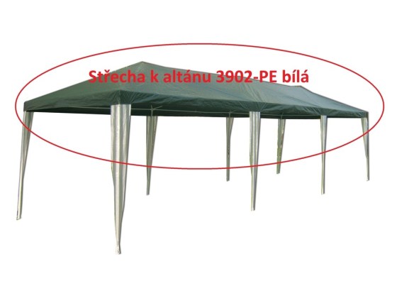 Střecha k alt&aacute;nu 3902-PE b&iacute;l&aacute;