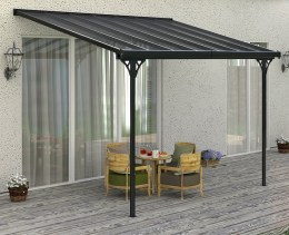 BRUCE F pergola - &Scaron;ED&Yacute; polykarbon&aacute;t