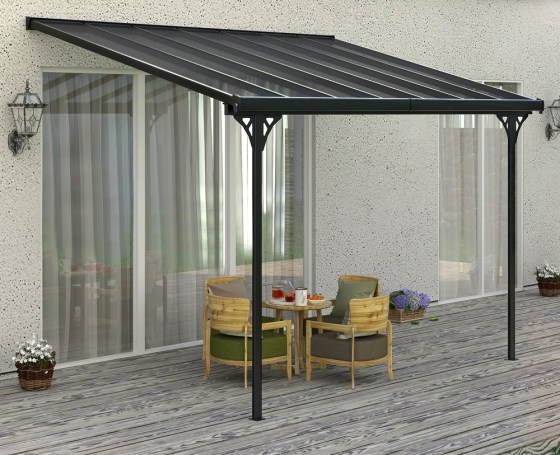 BRUCE F pergola - &Scaron;ED&Yacute; polykarbon&aacute;t