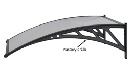 Drž&aacute;k pro vchodov&yacute; př&iacute;stře&scaron;ek 100cm