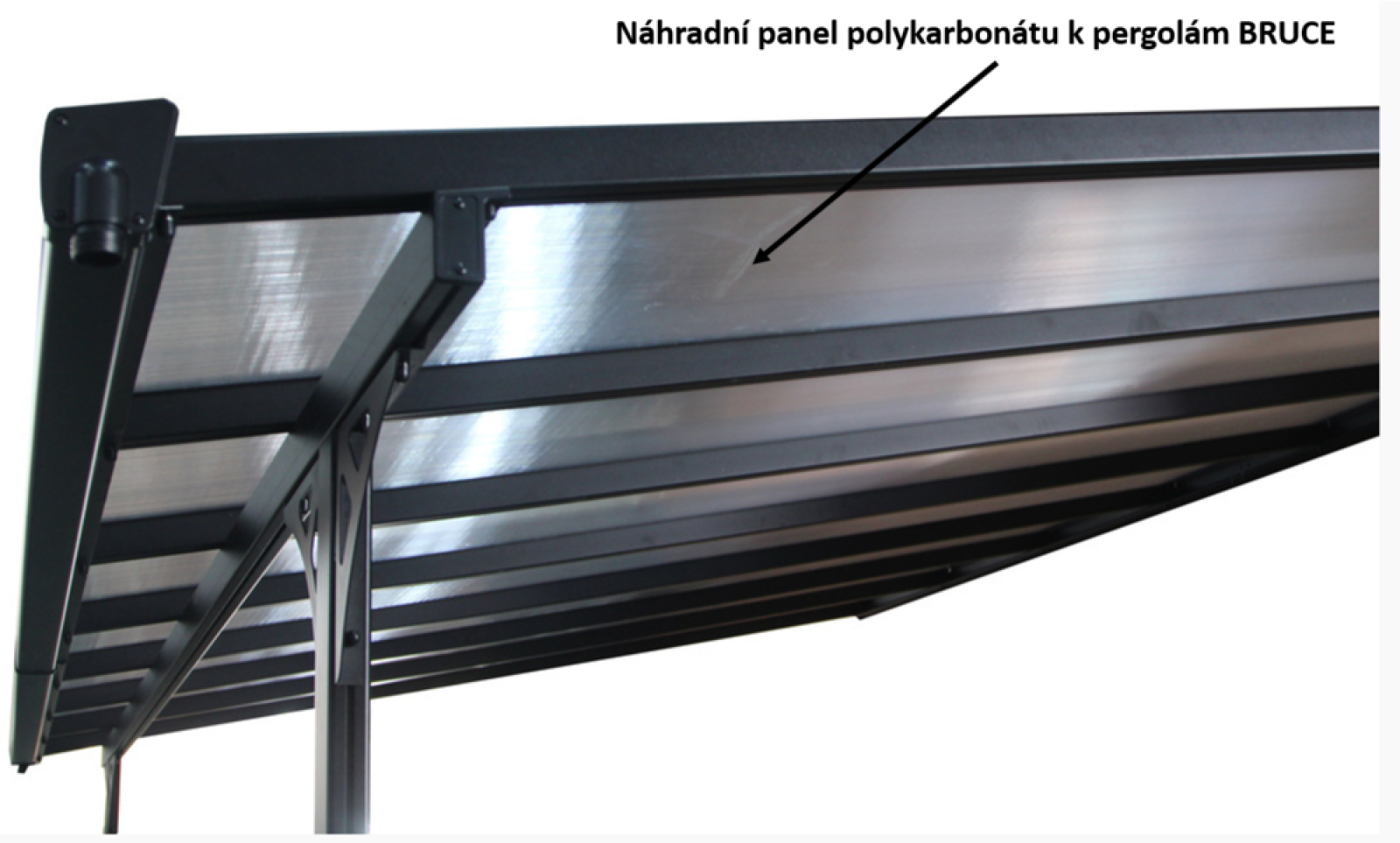 Panel polykarbon&aacute;tu k pergol&aacute;m BRUCE - 3010mm