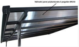 Panel polykarbon&aacute;tu k pergol&aacute;m BRUCE - 3010mm