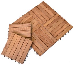 THERMOWOOD podlahov&eacute; dlaždice 6 ks