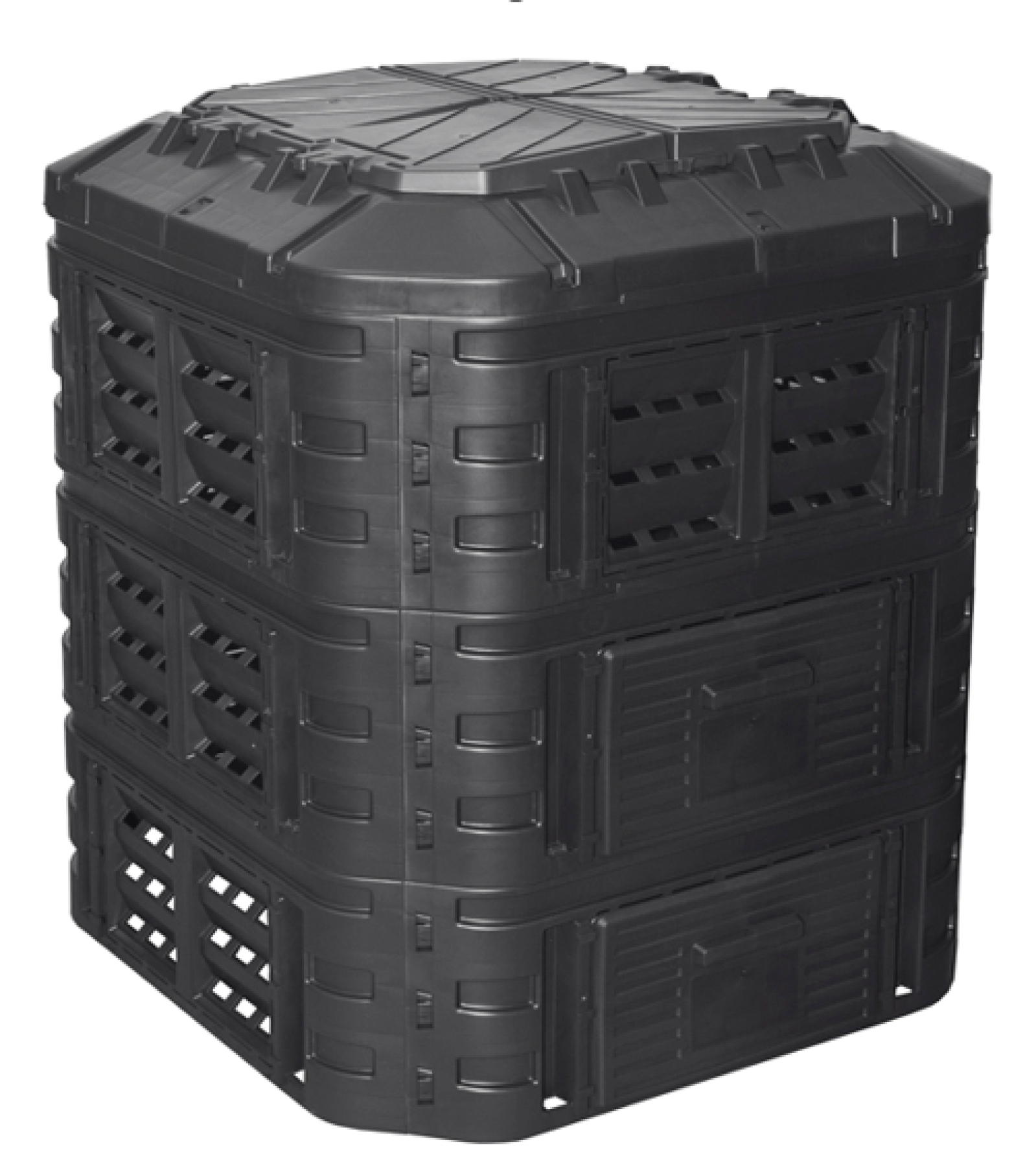Kompost&eacute;r MODULAR 860 L - čern&yacute;