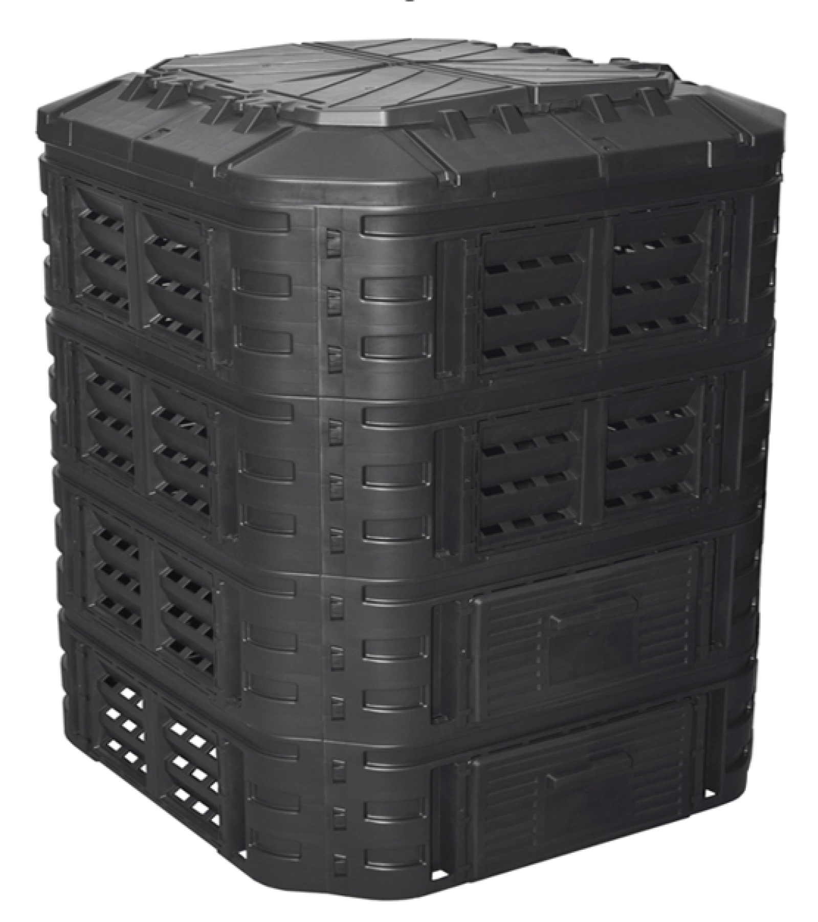Kompost&eacute;r MODULAR 1120 L - čern&yacute;