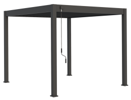 Bioklimatick&aacute; pergola INTRO PLUS 4x3 m, hlin&iacute;k - volně stoj&iacute;c&iacute;