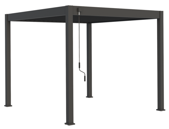 Bioklimatick&aacute; pergola INTRO PLUS 4x3 m, hlin&iacute;k - volně stoj&iacute;c&iacute;