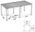 Bioklimatick&aacute; pergola INTRO PLUS 6x3 m, hlin&iacute;k - volně stoj&iacute;c&iacute;