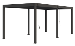 Bioklimatick&aacute; pergola INTRO PLUS 6x3 m, hlin&iacute;k - volně stoj&iacute;c&iacute;