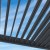 Bioklimatická pergola INTRO PLUS 4x3 m, hliník - do stěny