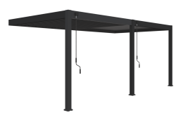 Bioklimatick&aacute; pergola INTRO PLUS 6x3 m, hlin&iacute;k - do stěny