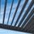 Bioklimatická pergola INTRO PLUS 6x3 m, hliník - do stěny