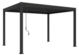 Bioklimatick&aacute; pergola INTRO NEO 4x3 m, hlin&iacute;k - volně stoj&iacute;c&iacute;
