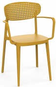 Křeslo AIRE ARMCHAIR - hořčicově žlut&aacute;