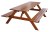 PIKNIK zahradn&iacute; set dřevěn&yacute; - 200 cm - lakovan&yacute;