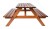 PIKNIK zahradn&iacute; set dřevěn&yacute; - 220 cm - lakovan&yacute;