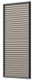 PANEL ZASTÍNĚNÍ WOOD, SKLÁPĚCÍ LAMELY, HORIZONTÁLNÍ 1,3 m pro bioklimatickou pergolu