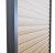 PANEL ZASTÍNĚNÍ WOOD, SKLÁPĚCÍ LAMELY, HORIZONTÁLNÍ 1,3 m pro bioklimatickou pergolu