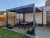 Bioklimatick&aacute; pergola INTRO DUO 4x4 m, hlin&iacute;k - volně stoj&iacute;c&iacute;