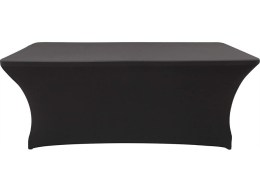 N&aacute;vlek na cateringov&yacute; stůl 180 x 75 cm ČERN&Yacute;