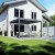 Bioklimatick&aacute; pergola INTRO DUO 4x4 m, hlin&iacute;k - do stěny