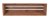 Truhlík MODERN 61 cm - s plastovým květináčem, hnědá