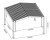 Bioklimatick&aacute; pergola APEX 4x3,6 m, hlin&iacute;k - volně stoj&iacute;c&iacute;