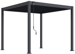 Bioklimatick&aacute; pergola ECO 3x3 m, ocel - volně stoj&iacute;c&iacute;