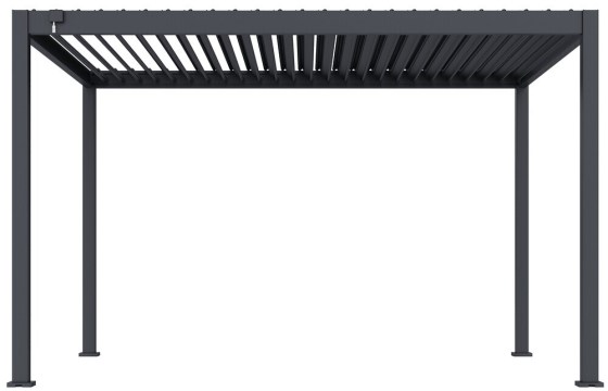 Bioklimatick&aacute; pergola ECO 4x3 m, ocel - volně stoj&iacute;c&iacute;