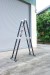 TEXIM Multifunkční hliníkový žebřík 4x4 473 cm NVLG-44 BLACK PREMIUM + kolečka + podlážka