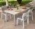 ITALIA DINING plastov&yacute; stůl - světle &scaron;ed&aacute;