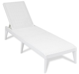 NUMANA plastov&eacute; zahradn&iacute; leh&aacute;tko - b&iacute;l&aacute;