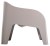 PETRA ARMCHAIR plastov&eacute; křeslo - taupe-&scaron;ed&aacute;