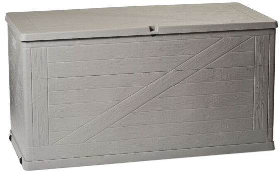 WOOD zahradn&iacute; plastov&yacute; &uacute;ložn&yacute; box 420 L - grafit